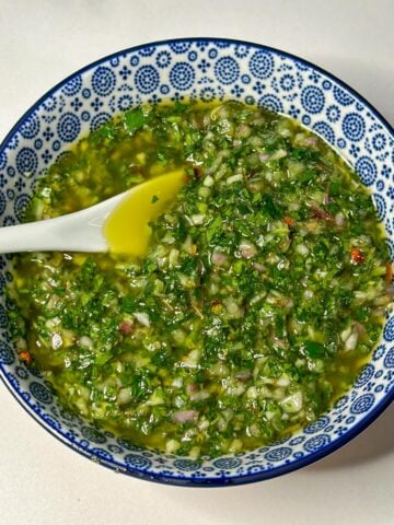 Bol de chimichurri