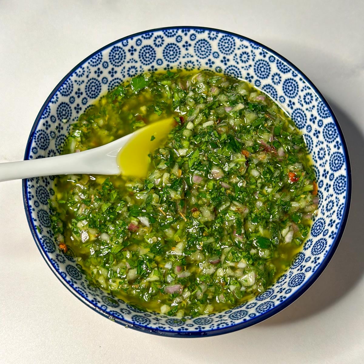 Bol de chimichurri
