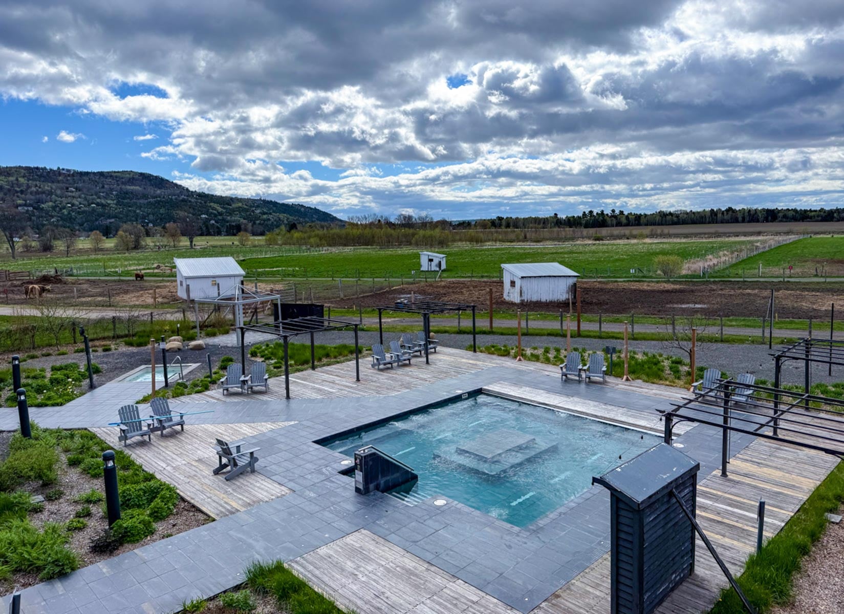 Les bains du Spa Nordique 
